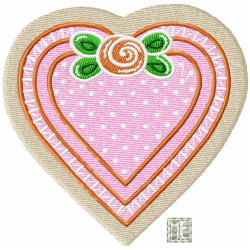 Hearts Embroidery Design 8